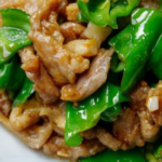 Stir-Fried Green Pepper with Shredded Pork